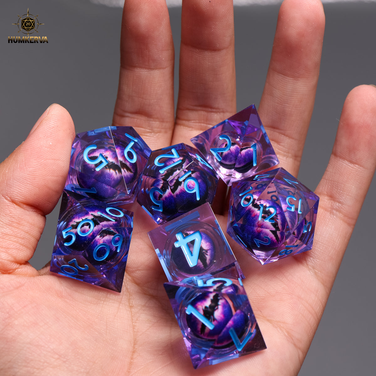 7pc RPG Dice Set – Astral Shimmer
