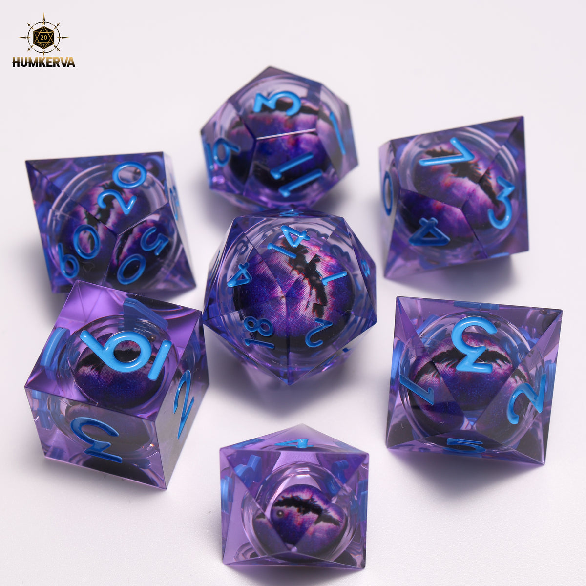 7pc RPG Dice Set – Astral Shimmer